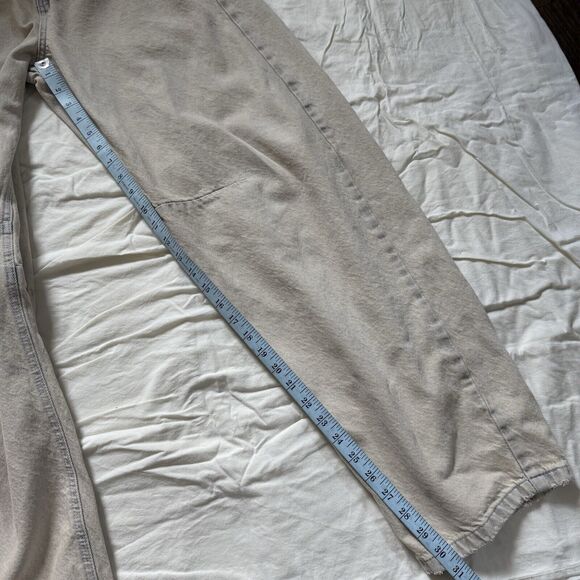 BDG Urban Outfitters Acid Wash Logan Buckle Barrel Baggy Jeans Womens W30 - Picture 9 of 13